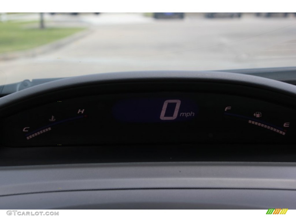 2010 Civic EX Coupe - Crystal Black Pearl / Gray photo #30