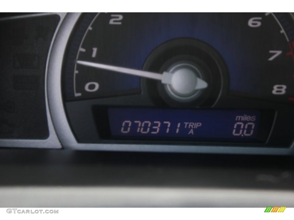 2010 Civic EX Coupe - Crystal Black Pearl / Gray photo #31