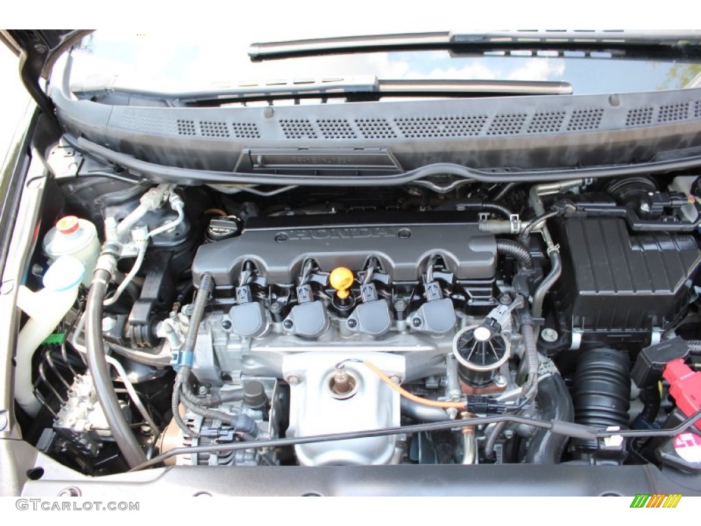 2010 Civic EX Coupe - Crystal Black Pearl / Gray photo #39