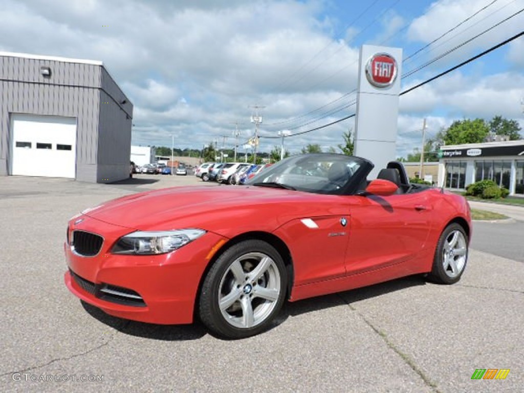 2012 Z4 sDrive28i - Crimson Red / Black photo #8