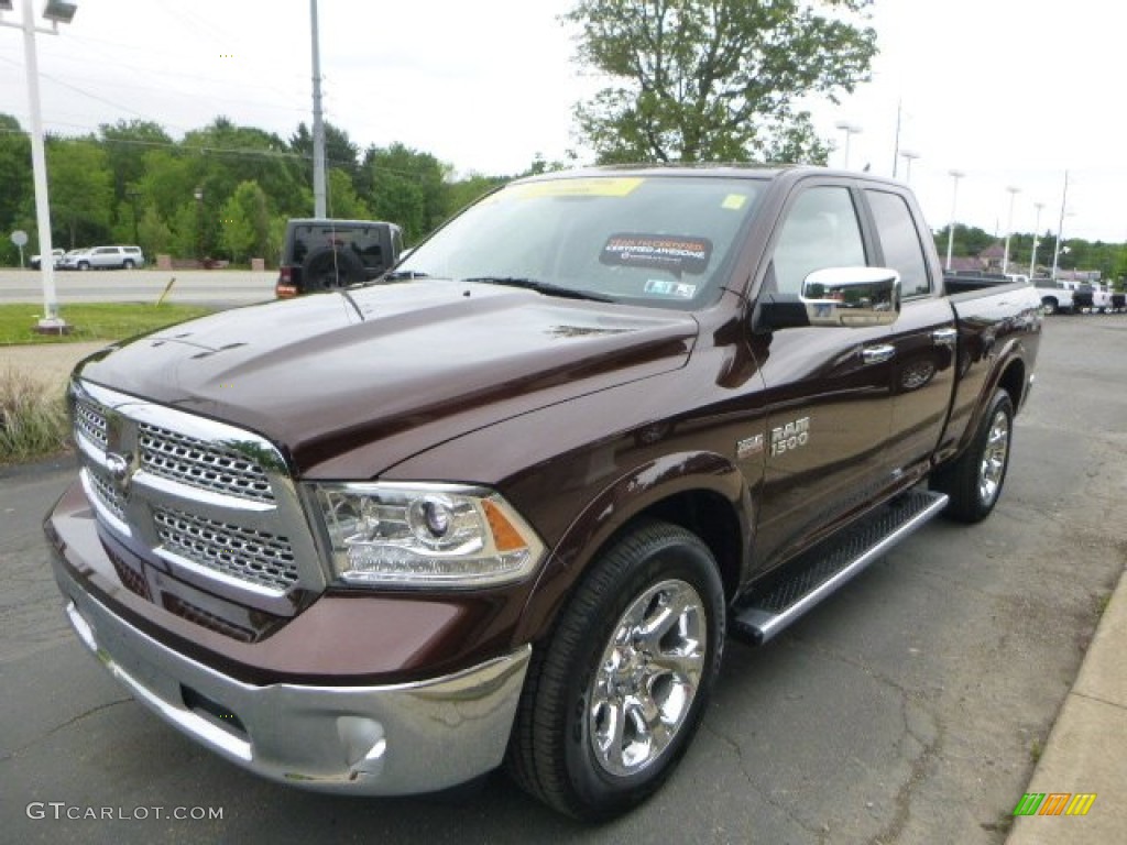 Western Brown Pearl 2013 Ram 1500 Laramie Quad Cab 4x4 Exterior Photo #104458150