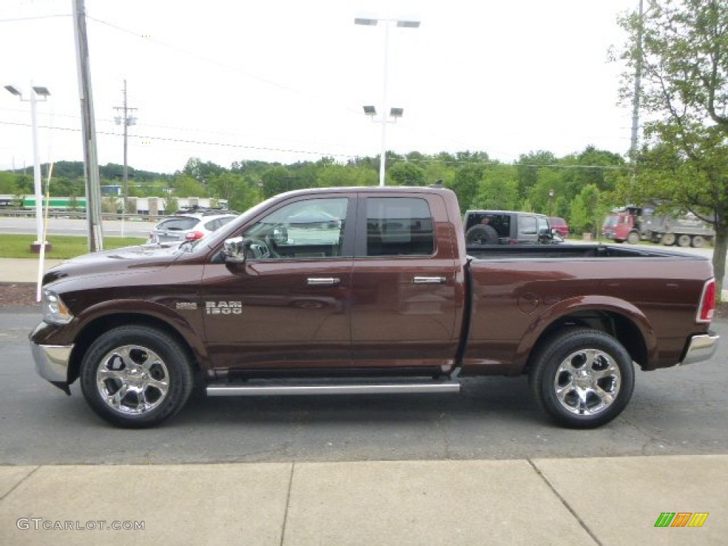 Western Brown Pearl 2013 Ram 1500 Laramie Quad Cab 4x4 Exterior Photo #104458171