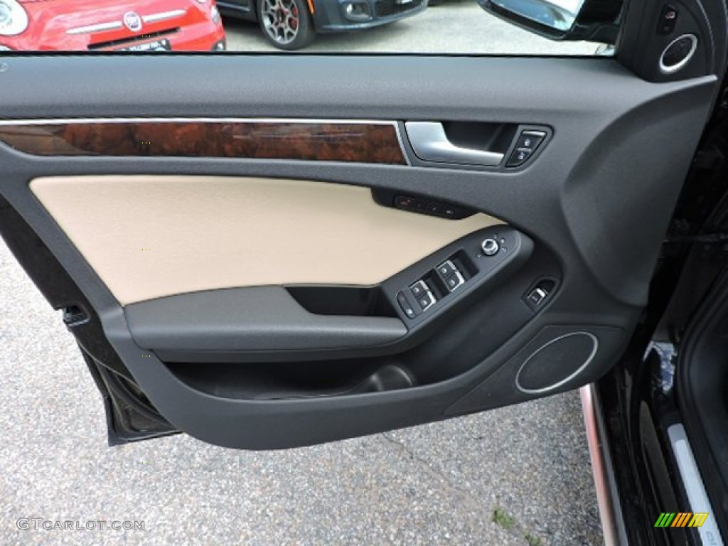 2013 Audi Allroad 2.0T quattro Avant Velvet Beige Door Panel Photo #104458300