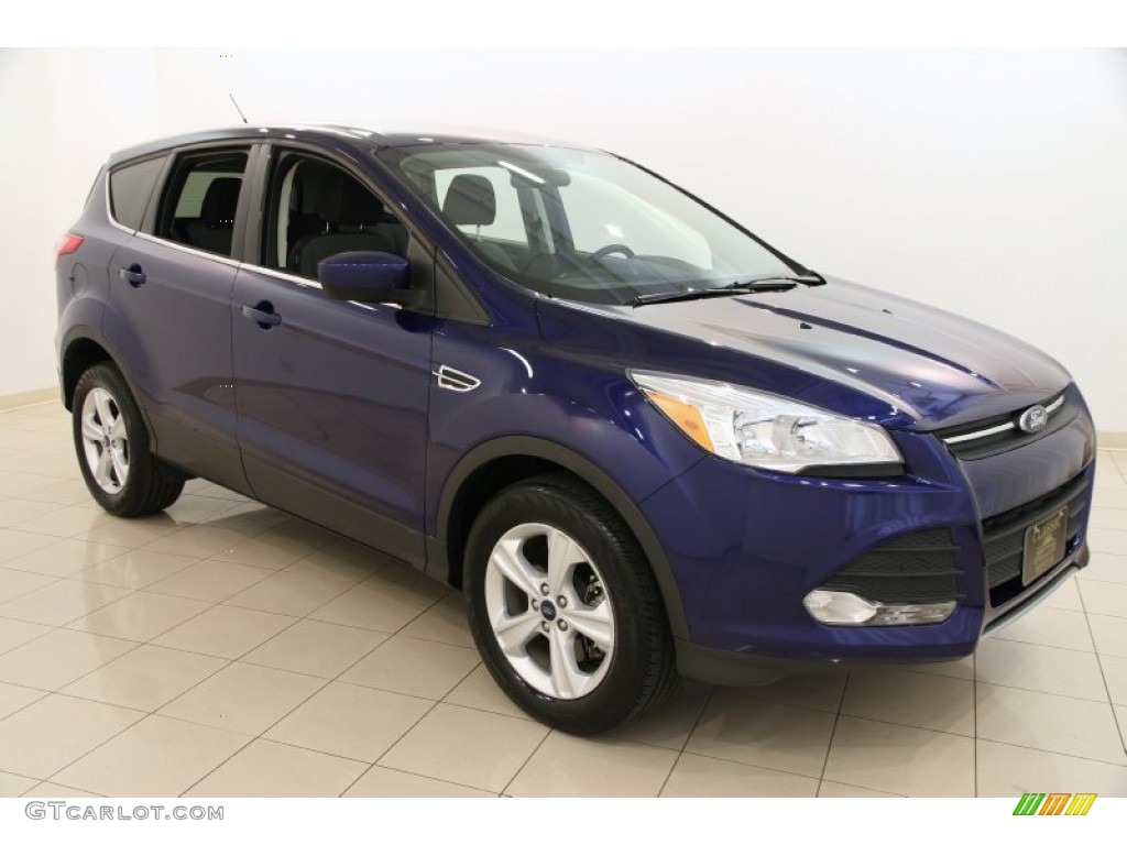 2014 Escape SE 1.6L EcoBoost 4WD - Deep Impact Blue / Charcoal Black photo #1