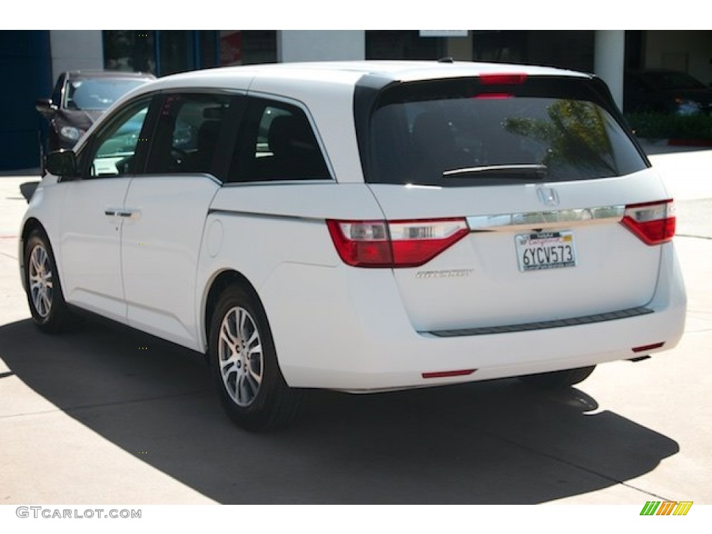 2012 Odyssey EX-L - Taffeta White / Gray photo #2