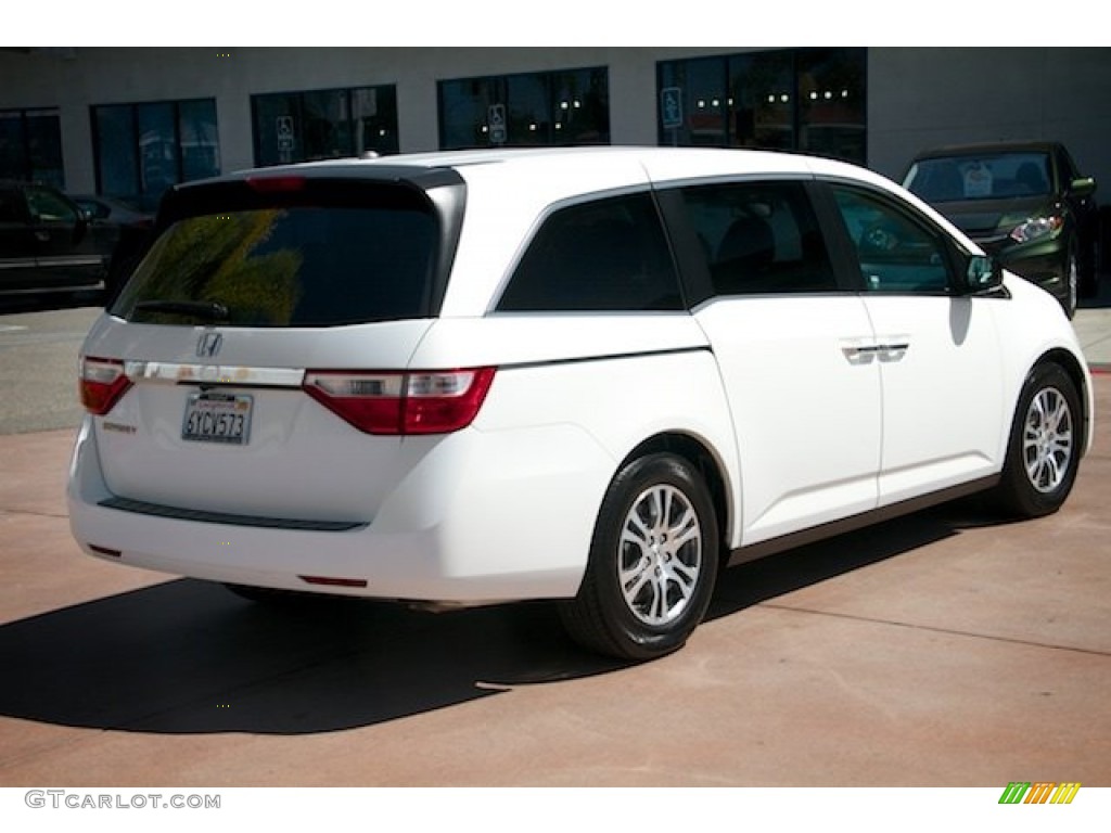 2012 Odyssey EX-L - Taffeta White / Gray photo #11