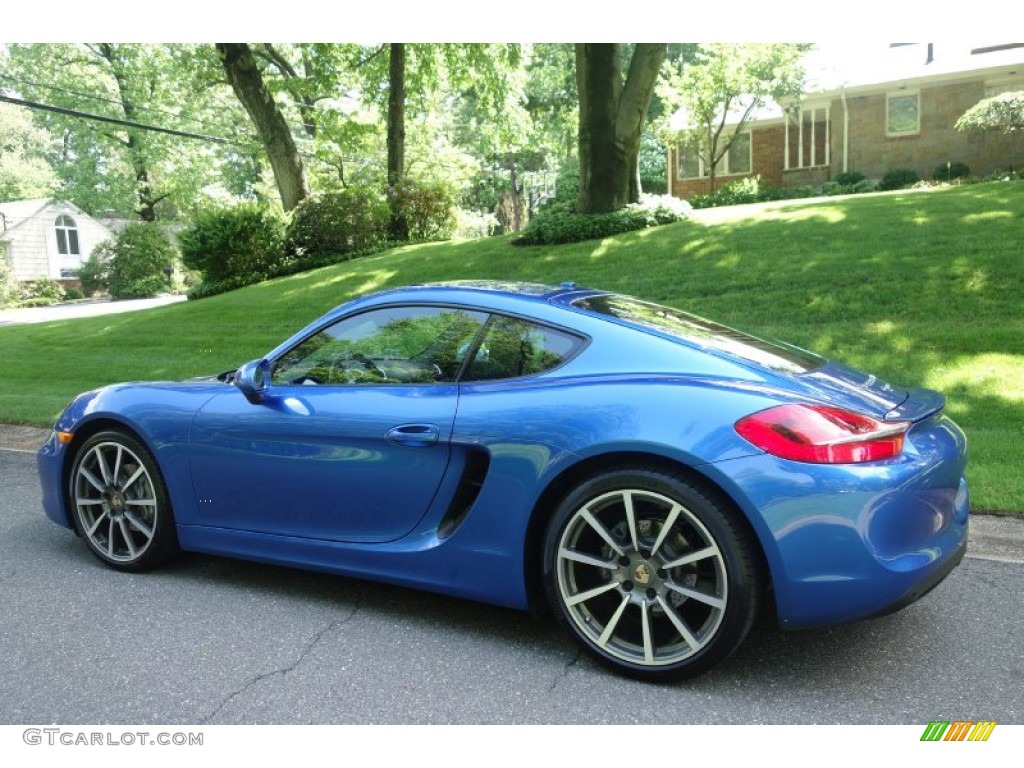 2014 Cayman  - Sapphire Blue Metallic / Black photo #4