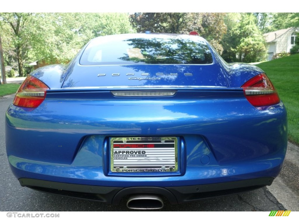2014 Cayman  - Sapphire Blue Metallic / Black photo #6