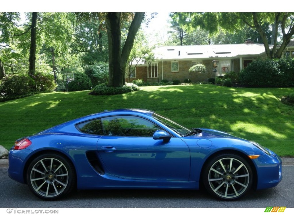 2014 Cayman  - Sapphire Blue Metallic / Black photo #8