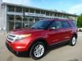 2011 Red Candy Metallic Ford Explorer XLT 4WD  photo #1