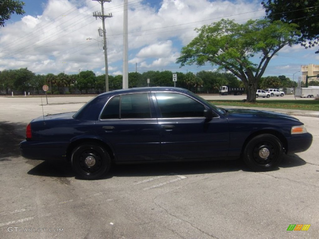 Dark Blue Pearl Metallic 2005 Ford Crown Victoria Police Interceptor Exterior Photo #104467639