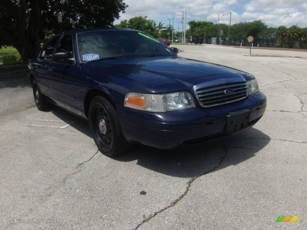 2005 Crown Victoria Police Interceptor - Dark Blue Pearl Metallic / Dark Charcoal photo #7