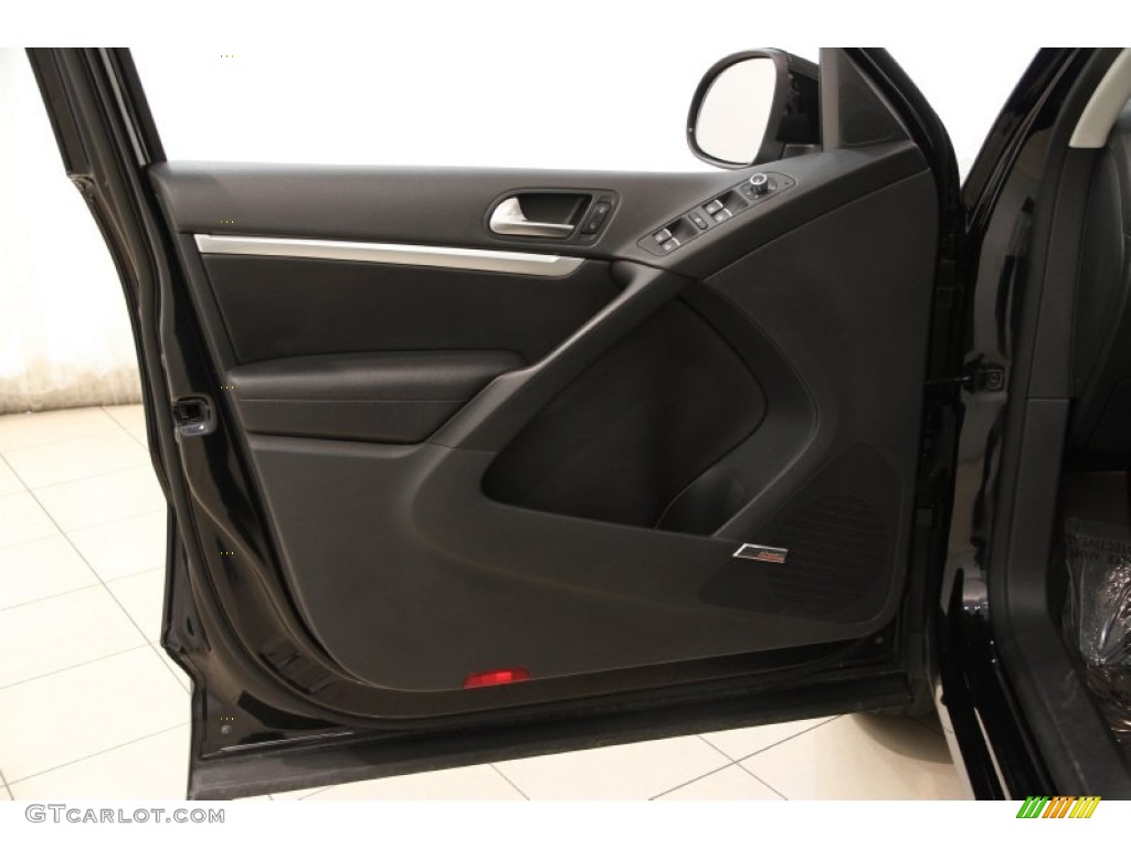 2012 Tiguan SEL 4Motion - Deep Black Metallic / Black photo #4