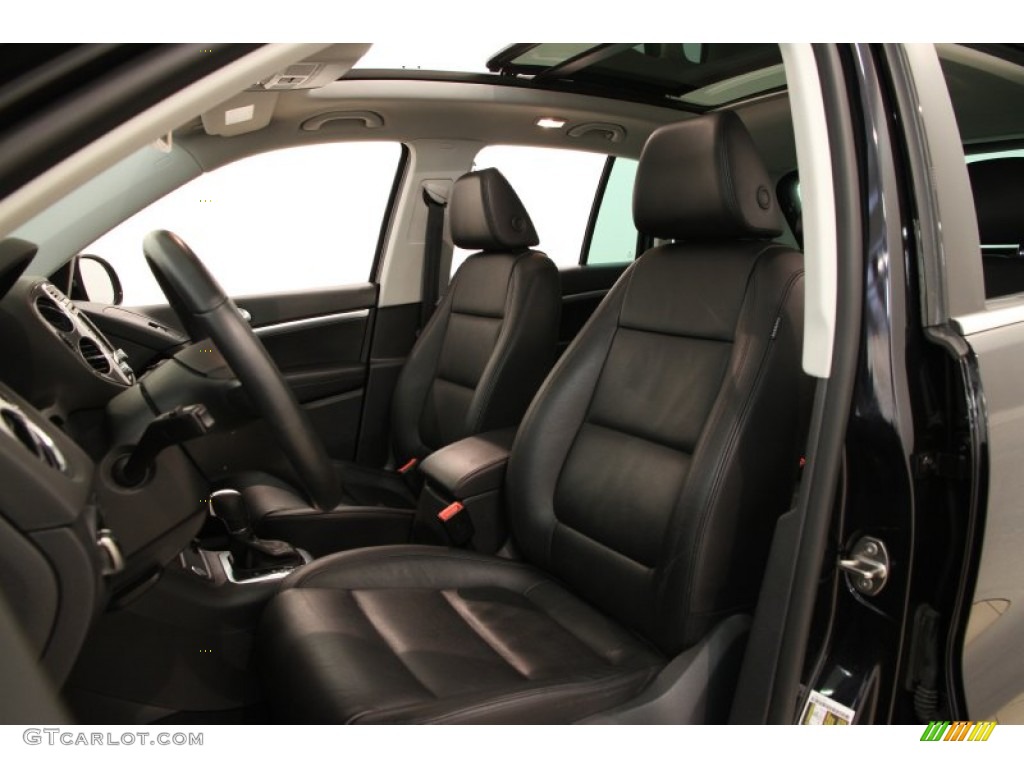 2012 Tiguan SEL 4Motion - Deep Black Metallic / Black photo #5