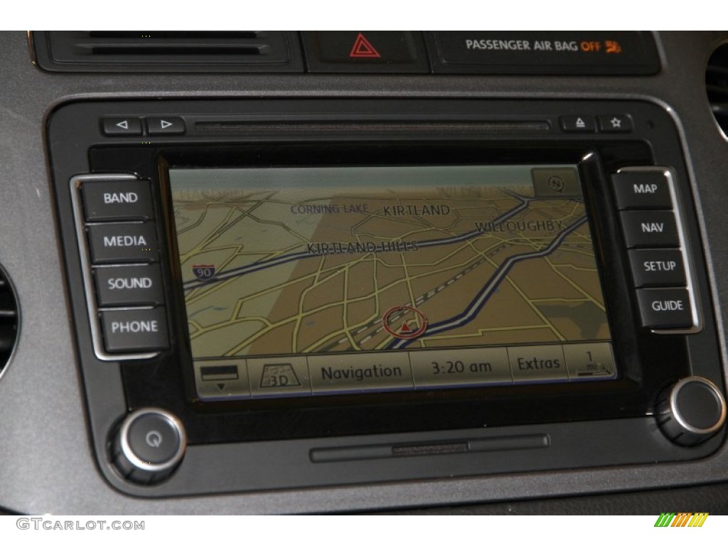 2012 Tiguan SEL 4Motion - Deep Black Metallic / Black photo #10