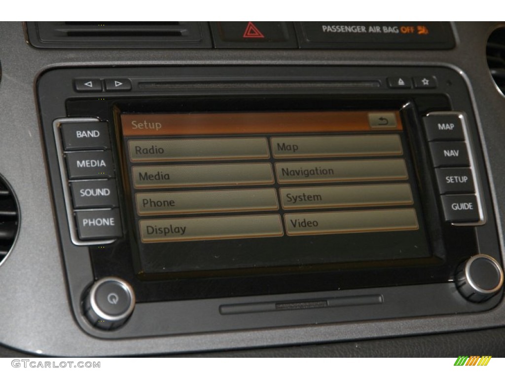 2012 Tiguan SEL 4Motion - Deep Black Metallic / Black photo #11