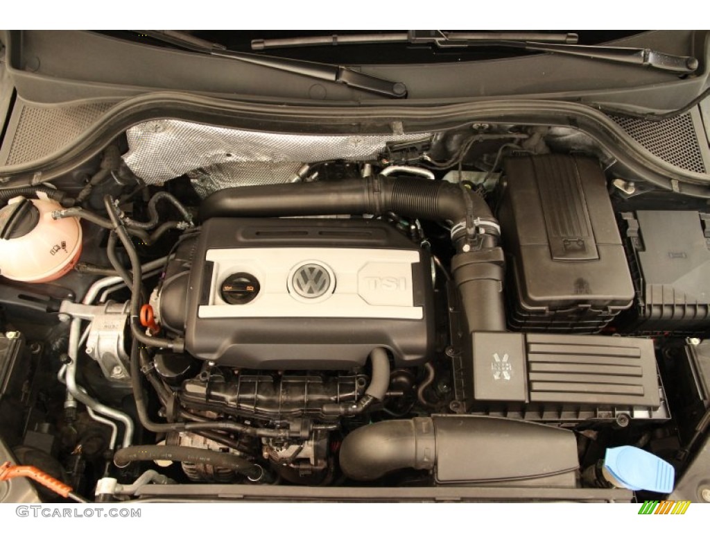 2012 Tiguan SEL 4Motion - Deep Black Metallic / Black photo #19