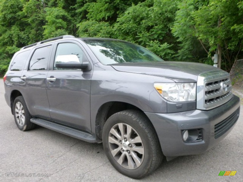 2012 Sequoia Limited 4WD - Magnetic Gray Metallic / Graphite Gray photo #1