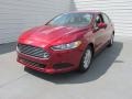 2016 Ruby Red Metallic Ford Fusion S  photo #7
