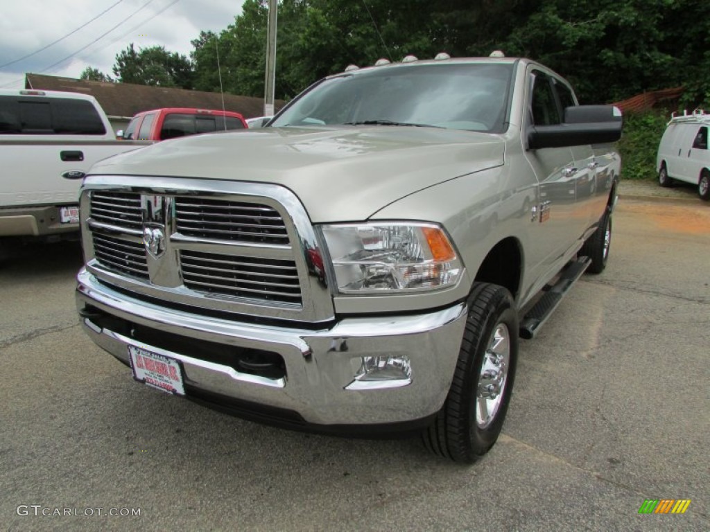2010 Ram 2500 Laramie Crew Cab 4x4 - Austin Tan Pearl / Light Pebble Beige/Bark Brown photo #2
