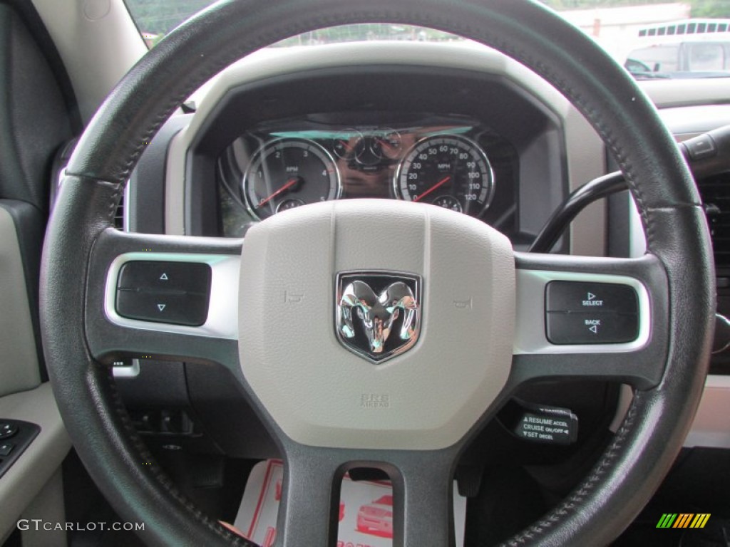 2010 Ram 2500 Laramie Crew Cab 4x4 - Austin Tan Pearl / Light Pebble Beige/Bark Brown photo #31
