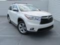 2015 Blizzard Pearl White Toyota Highlander Limited AWD  photo #1