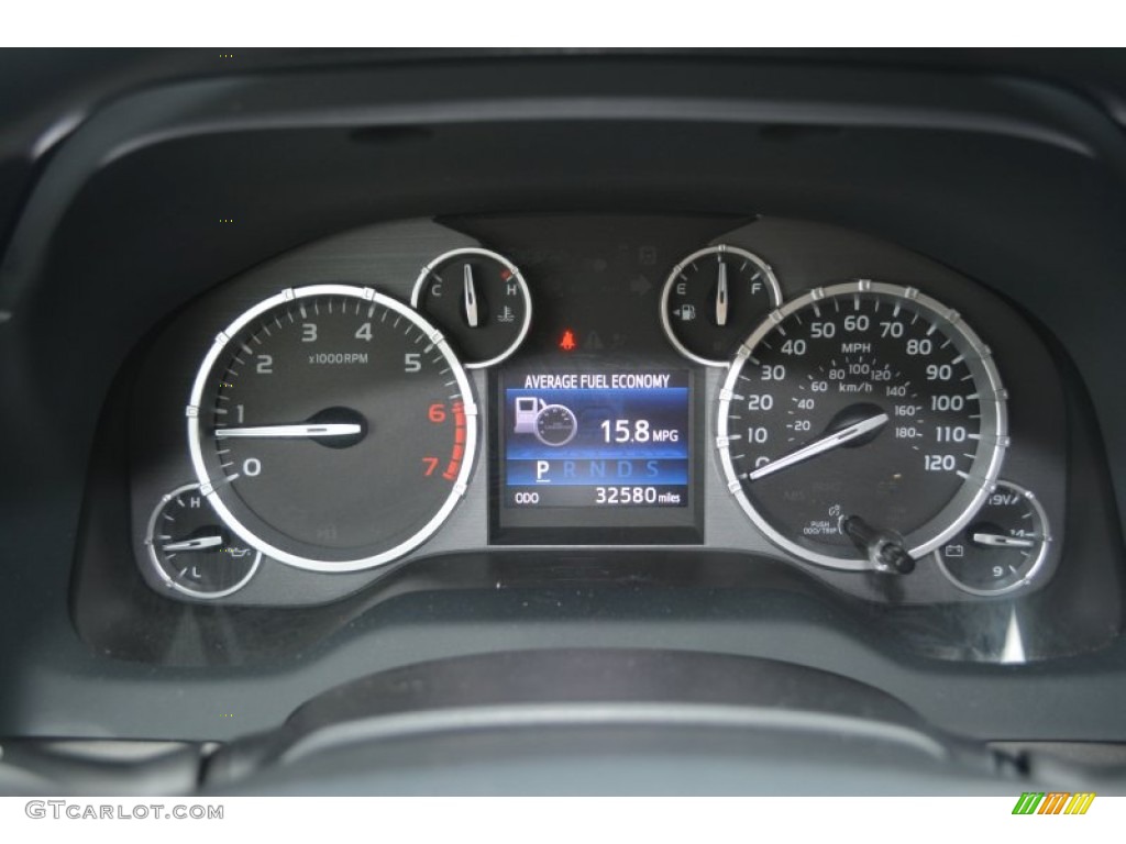 2014 Tundra SR5 Double Cab - Super White / Sand Beige photo #27