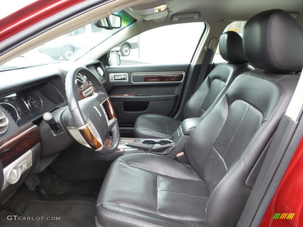 2009 MKZ Sedan - Vivid Red Metallic / Dark Charcoal photo #9