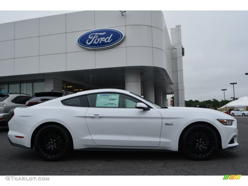 2015 Mustang GT Premium Coupe - Oxford White / Ebony photo #2