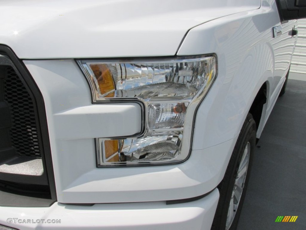 2015 F150 XL SuperCab - Oxford White / Medium Earth Gray photo #9