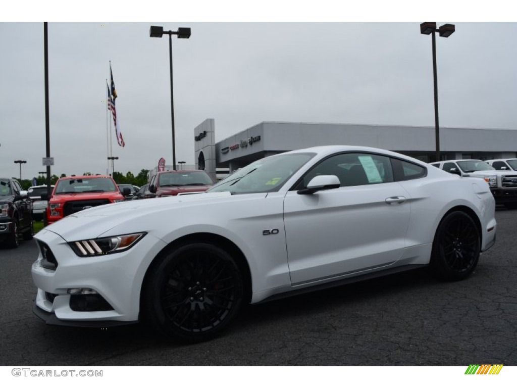 2015 Mustang GT Premium Coupe - Oxford White / Ebony photo #3