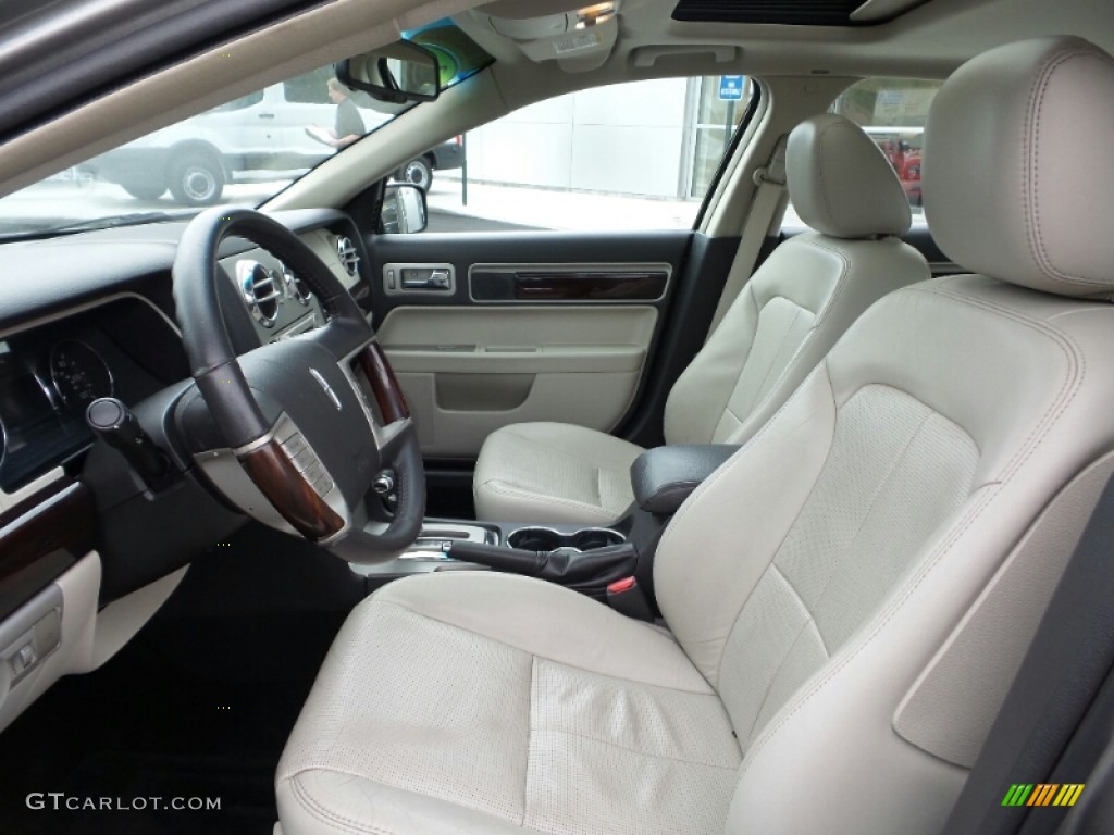 2009 MKZ AWD Sedan - Vapor Silver Metallic / Light Stone photo #8