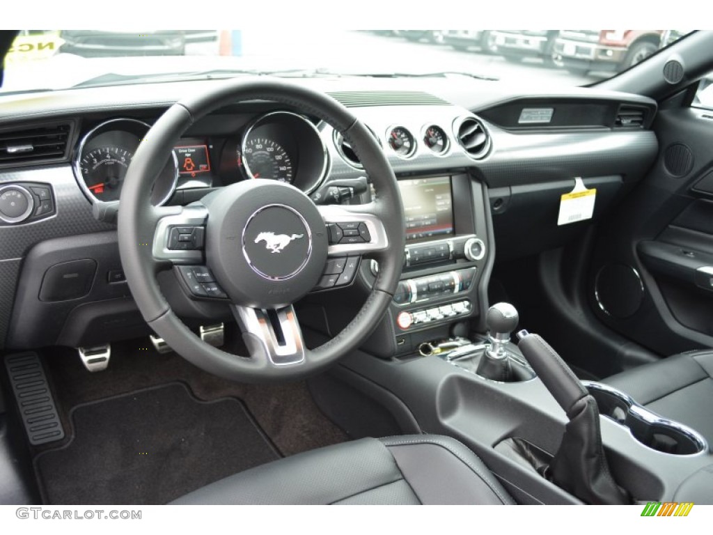2015 Mustang GT Premium Coupe - Oxford White / Ebony photo #7