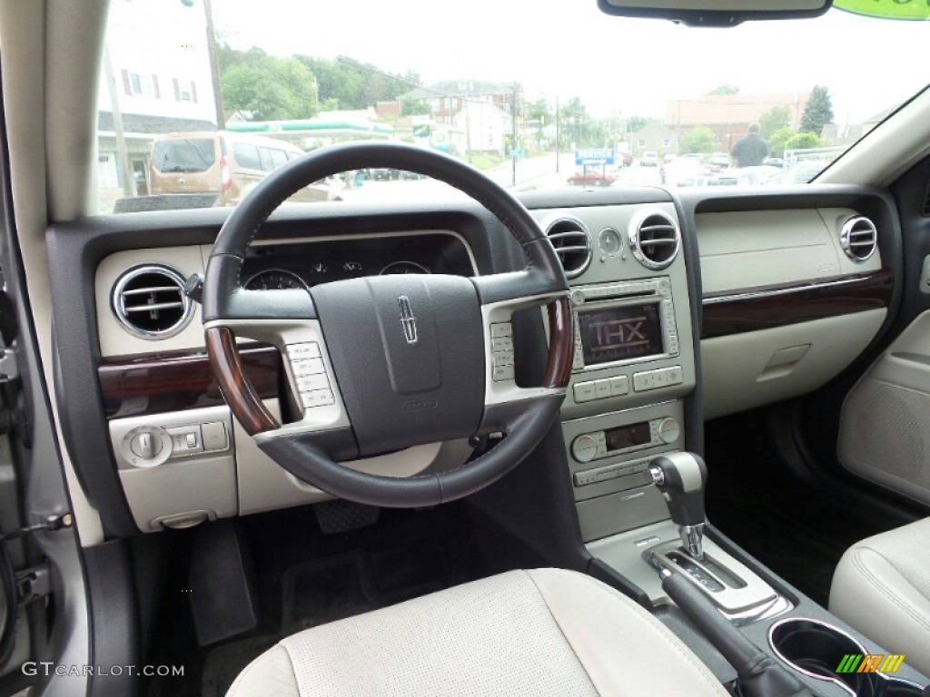 2009 MKZ AWD Sedan - Vapor Silver Metallic / Light Stone photo #10