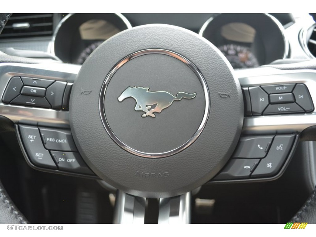 2015 Mustang GT Premium Coupe - Oxford White / Ebony photo #17