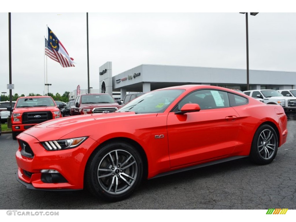 2015 Mustang GT Coupe - Race Red / Ebony photo #3