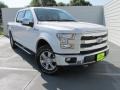 2015 White Platinum Tricoat Ford F150 Lariat SuperCrew 4x4  photo #1
