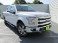 2015 White Platinum Tricoat Ford F150 Lariat SuperCrew 4x4  photo #2