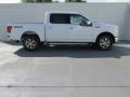 2015 White Platinum Tricoat Ford F150 Lariat SuperCrew 4x4  photo #3