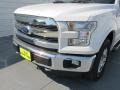 2015 White Platinum Tricoat Ford F150 Lariat SuperCrew 4x4  photo #10
