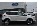 2015 White Platinum Metallic Tri-Coat Ford Escape Titanium  photo #2