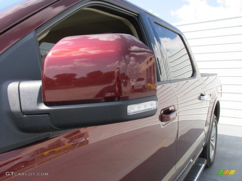 2015 F150 Lariat SuperCrew - Bronze Fire Metallic / Medium Light Camel photo #13