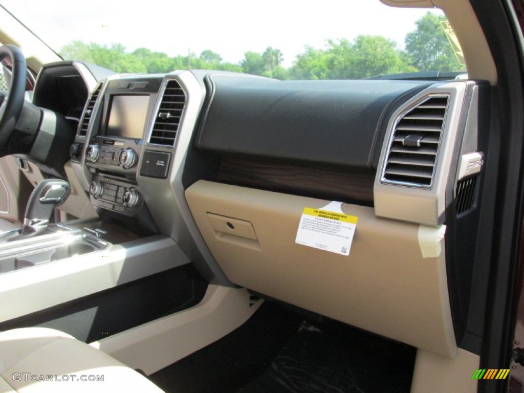 2015 F150 Lariat SuperCrew - Bronze Fire Metallic / Medium Light Camel photo #16