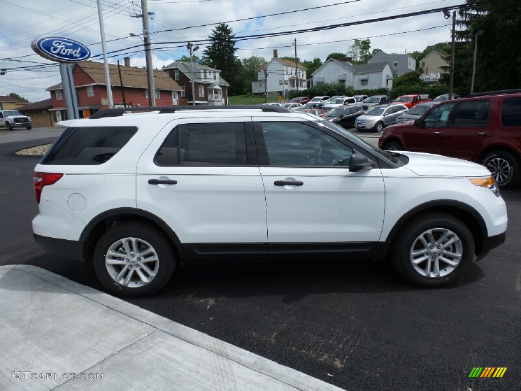 2015 Explorer 4WD - Oxford White / Medium Light Stone photo #6