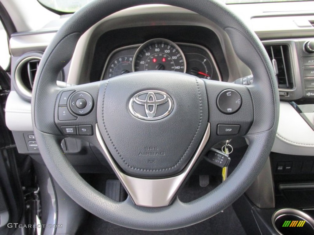 2015 RAV4 XLE - Magnetic Gray Metallic / Ash photo #30