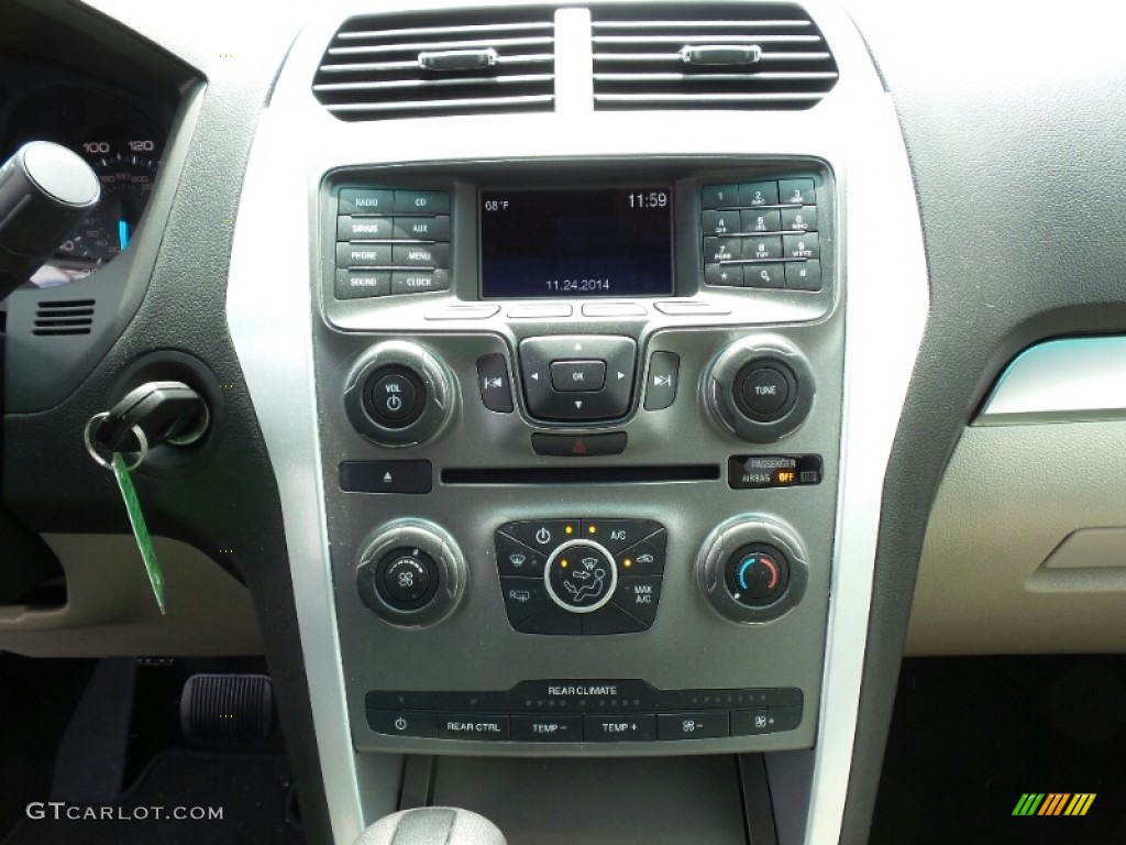 2015 Explorer 4WD - Oxford White / Medium Light Stone photo #17