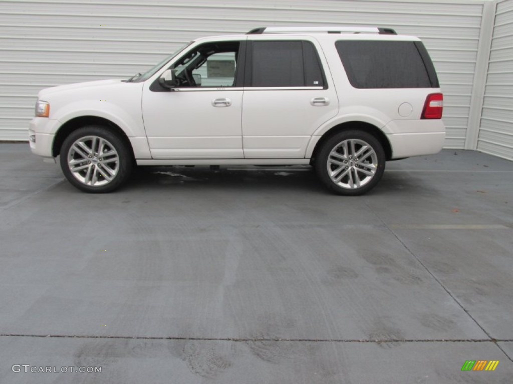 2015 Expedition Limited - White Platinum Metallic Tri-Coat / Ebony photo #6