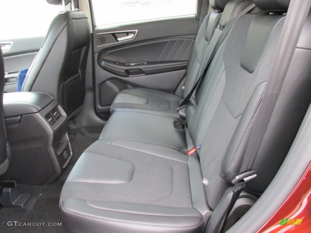 Ebony Interior 2015 Ford Edge Sport Photo #104478952
