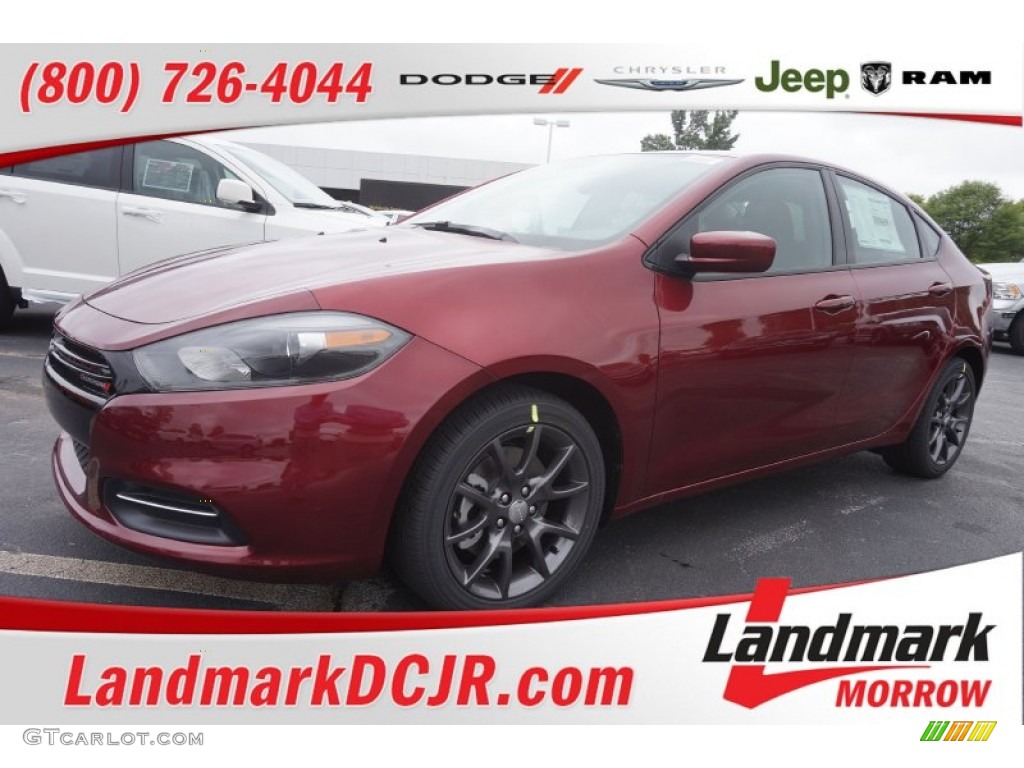 2015 Dart SE - Passion Red Pearl / Black photo #1