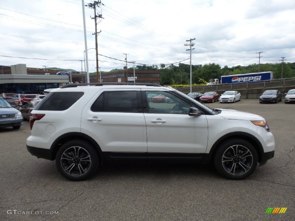 2015 Explorer Sport 4WD - Oxford White / Sport Charcoal Black photo #1